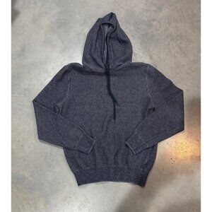 GAP Men's Navy Cotton Pull Blue Pullover Hoodie Sweater Size Large Knit